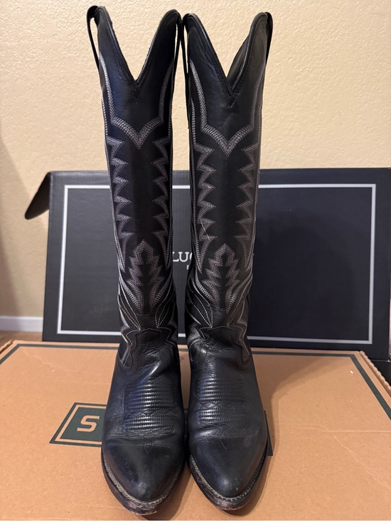Tecovas Shoes - Tecovas The Abby Midnight Bovine